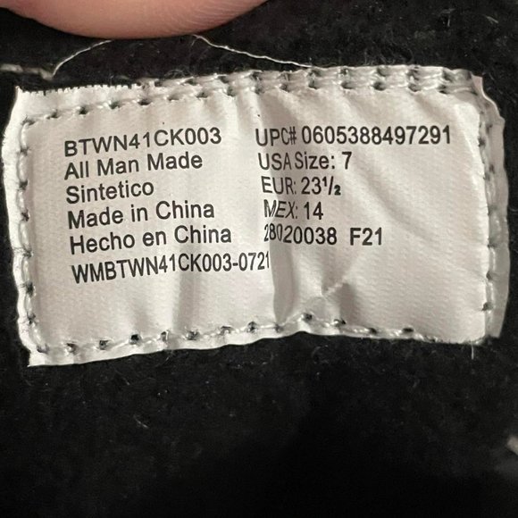 Wonder Nation Boys Basic Black Thick Winter Snow Boots Toddler Sz 7 - Picture 4 of 6